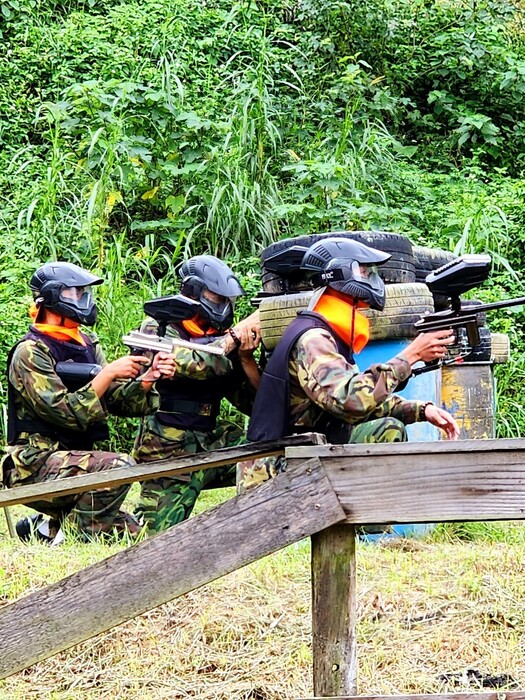 【軍訓室-全民國防】114年11月21日學生戶外安全宣導暨漆彈活動圖片