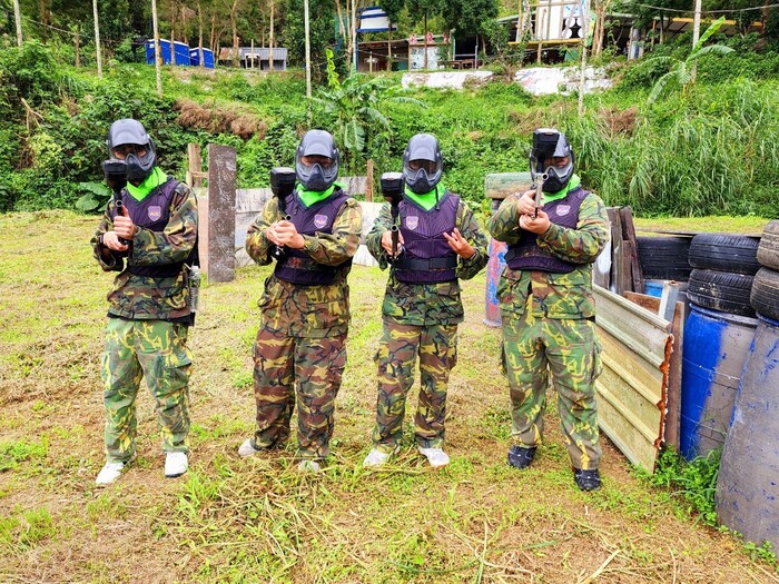 【軍訓室-全民國防】114年11月21日學生戶外安全宣導暨漆彈活動圖片