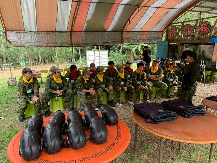 【軍訓室-全民國防】114年11月21日學生戶外安全宣導暨漆彈活動圖片