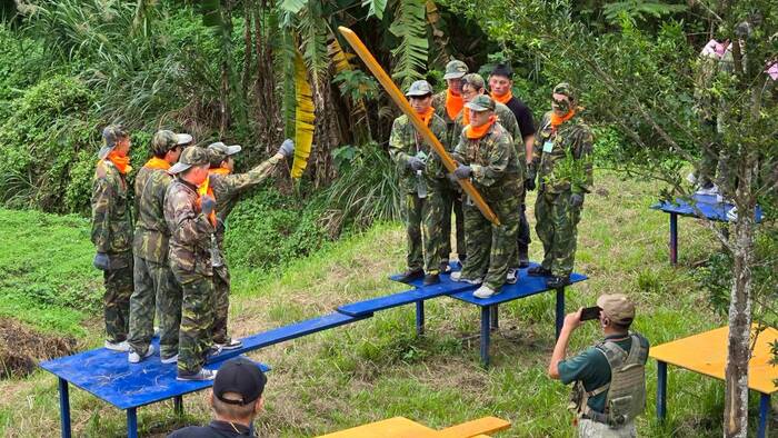 【軍訓室-全民國防】114年11月21日學生戶外安全宣導暨漆彈活動圖片