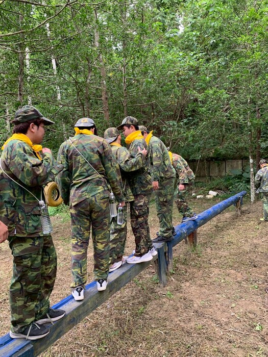 【軍訓室-全民國防】114年11月21日學生戶外安全宣導暨漆彈活動圖片